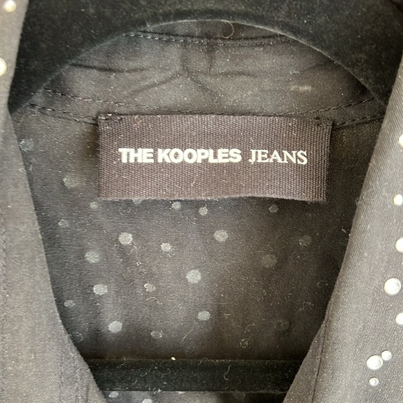 The Kooples Black Studded Sleeveless Shirt - Picture 5 of 10